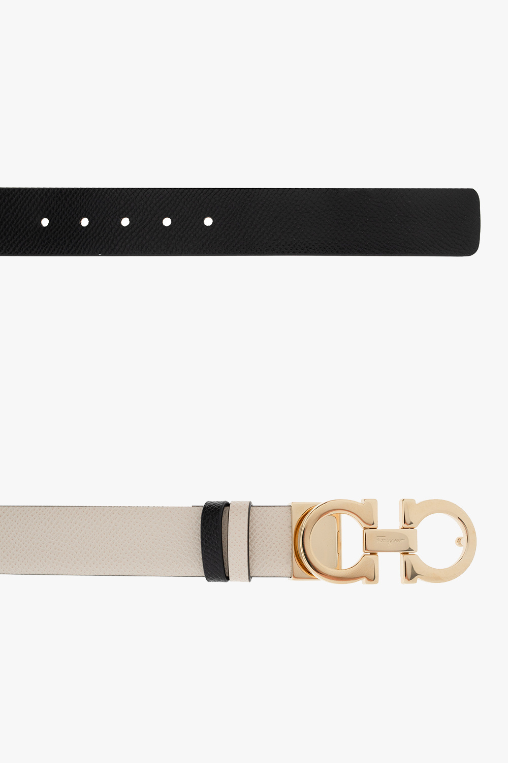 salvatore ferragamo torre leather belt